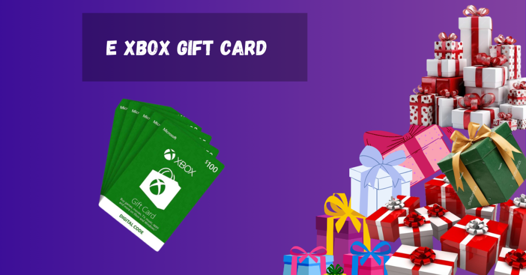 E Xbox Gift Card