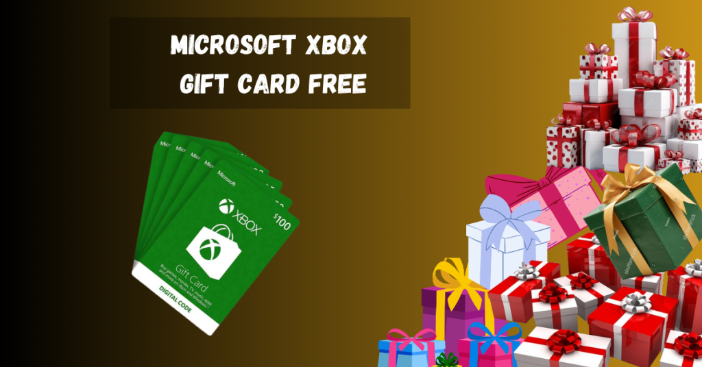 Microsoft Xbox Gift Card Free