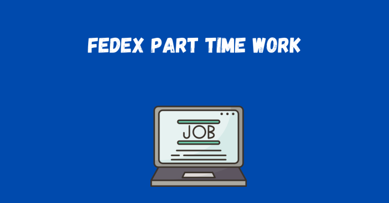 fedex part time work